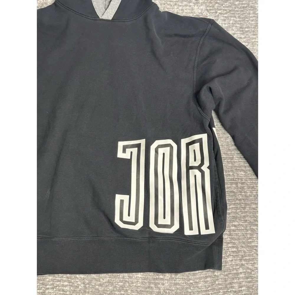 NIKE Air Jordan Sport DNA Black Fleece Pullover Hoodie Men's Size Large